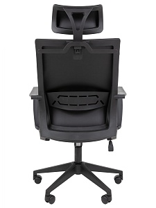 Офисное кресло CHAIRMAN 545, экокожа, черный